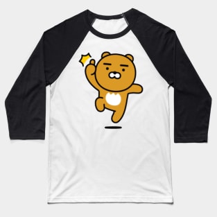 KakaoTalk Friends Hello! Ryan (카카오톡 라이언) 01 Jumping Joy Baseball T-Shirt